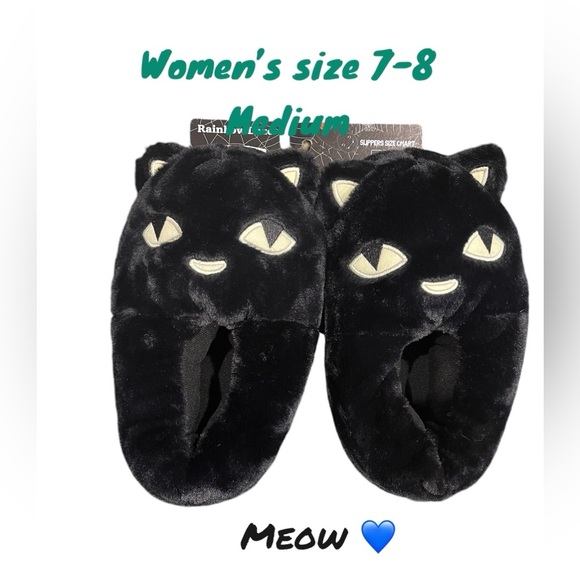 NWT. Rainbow Daze Cat or 🍸 Martini slippers size 7-8 w  Nordstrom‘s brand - Picture 2 of 9